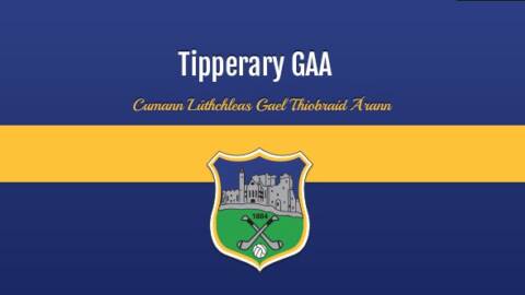 Tipperary GAA Annual Convention / Election of Officers