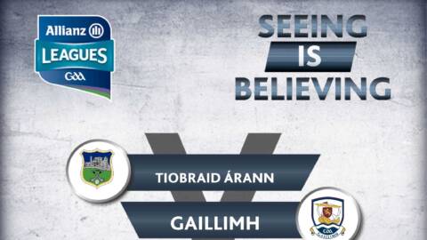 Allianz Hurling League Division 1A – Galway 3-16 Tipperary 1-19