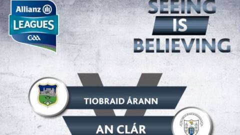 Allianz Hurling League Division 1 Semi-Final – Tipperary 2-24 Clare 2-17