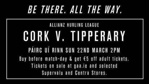 Allianz Hurling League Division 1A – Tipperary 2-28 Cork 4-21