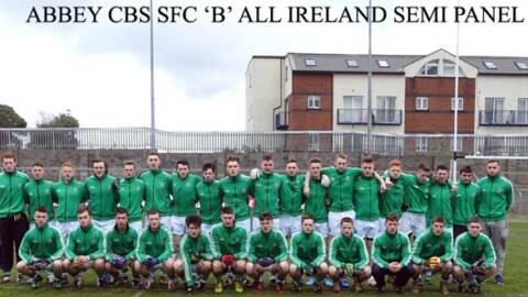 All Ireland Post Primary Schools SFC ’B’ Championship Semi-Final – Abbey CBS 0-9 Coláiste na Carraige,Donegal 0-8