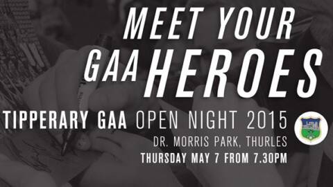 Tipperary GAA Open Night