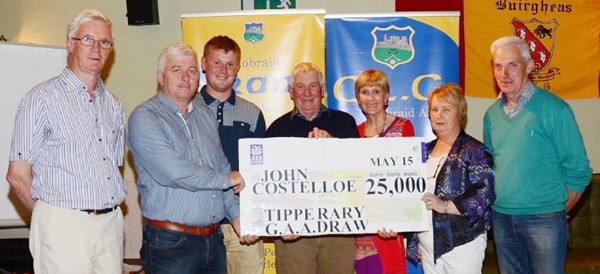 New Tipperary GAA Members Draw 2015/2016 – May 2015 Results