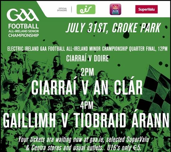 All-Ireland Senior Football Championship Quarter-Final – Tipperary v Galway