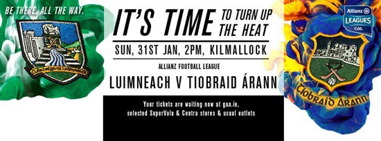 Allianz Football League Division 3 – Limerick 1-12 Tipperary 2-9