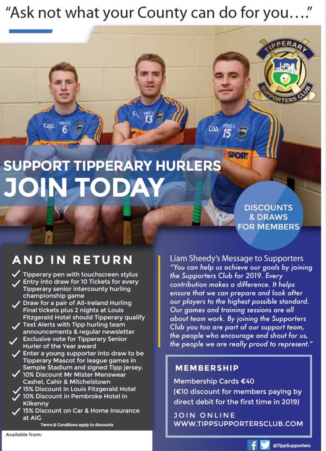 Tipperary Supporters Club AGM