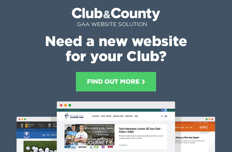 Club and County - Need a new website for your club?