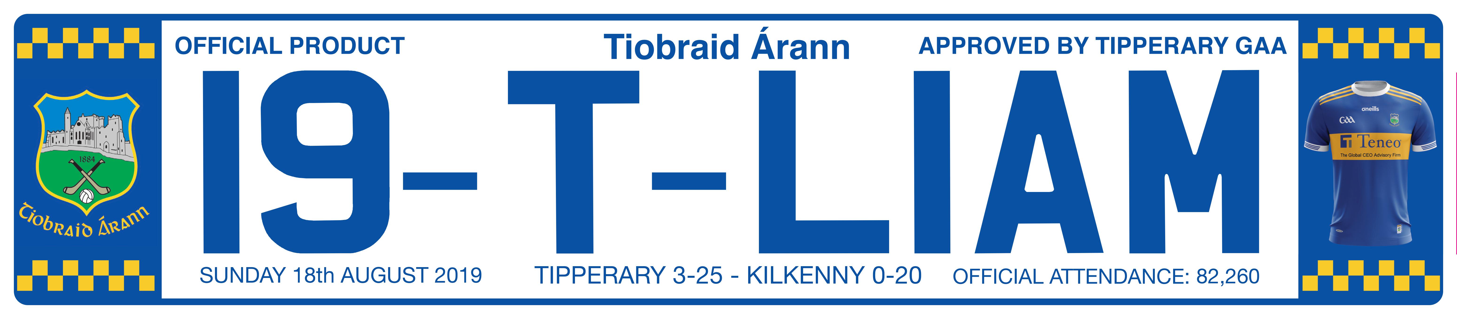 19-T-LIAM Number Plate Distributors