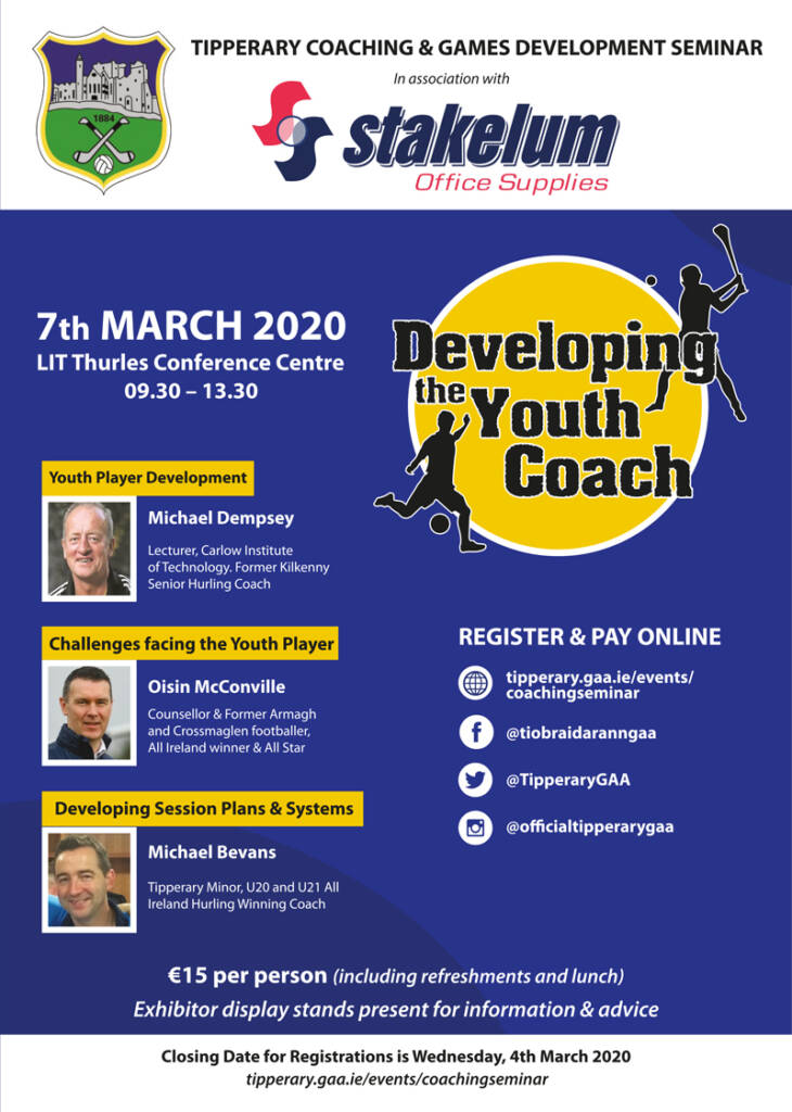 Tipperary Coaching & Games Development Seminar