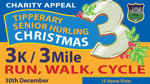 Tipperary Senior Hurlers Christmas 3 Charity Appeal
