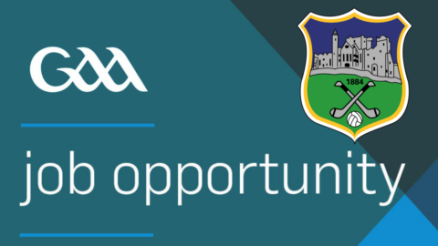 Job Opportunity – Tipperary GAA Games Development Coordinator