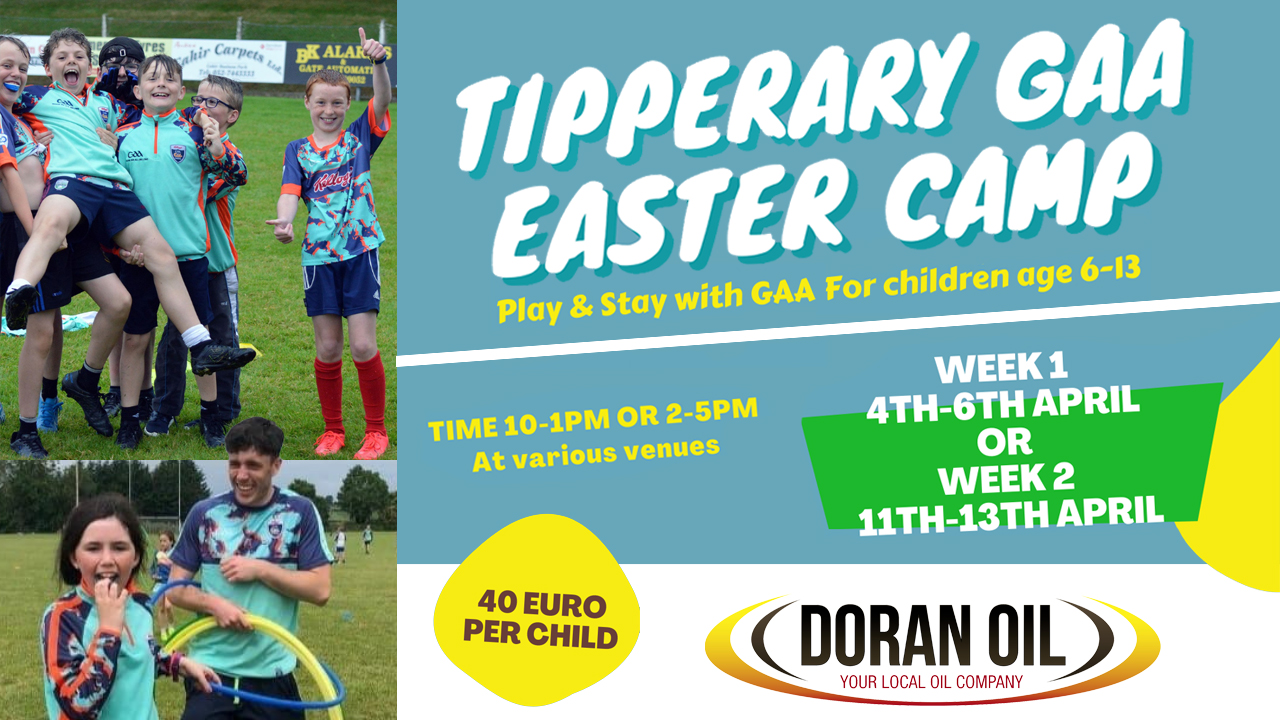 Tipperary GAA Easter Camp